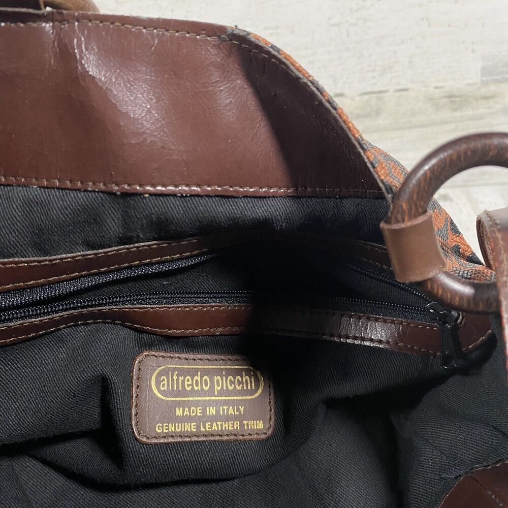 Leopard Print Women's Backpack Euc. - image 5